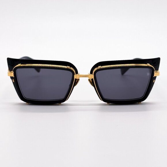 NEW BALMAIN ADMIRABLE BPS-130A UNISEX BLACK/GOLD SUNGLASSES BALMAIN - Picture 5 of 14